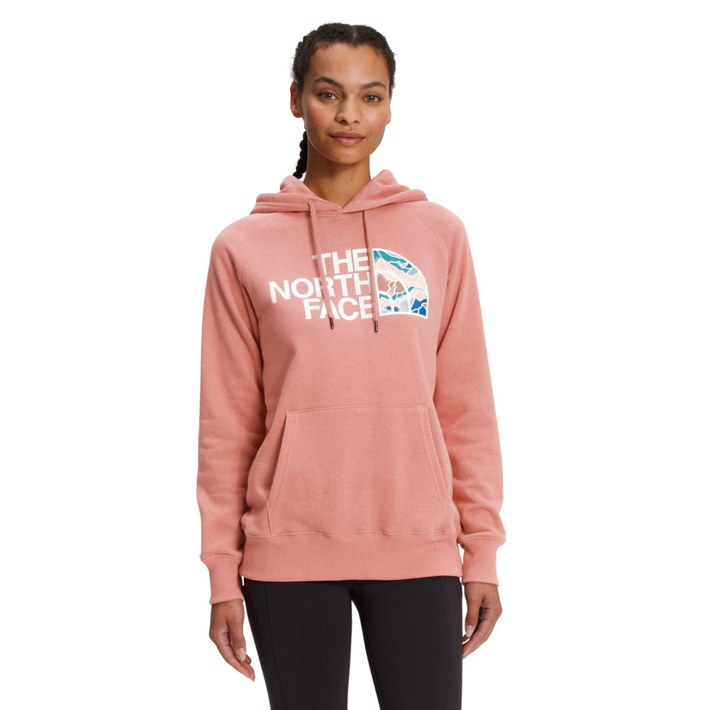 Women's The North Face | Half Dome Pullover Hoody | Rose Dawn Fine Merino Wool