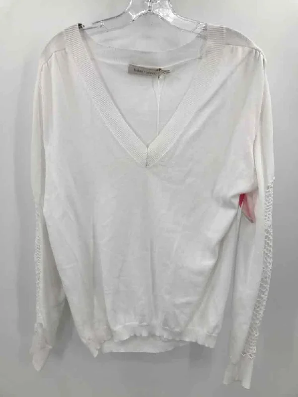 Pre-Owned Bishop + Young White Size Large Sweater Terry Terry Cloth Terry Knit