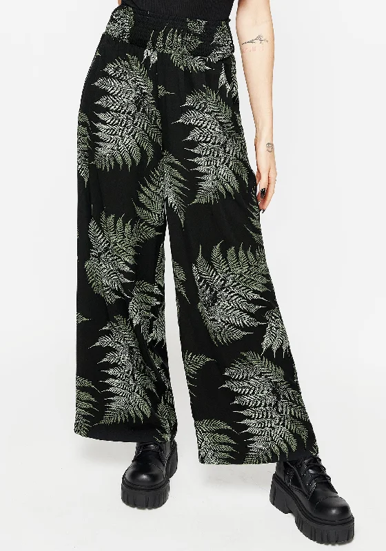 Fern Flowy Trousers Trousers Bootcut Casual