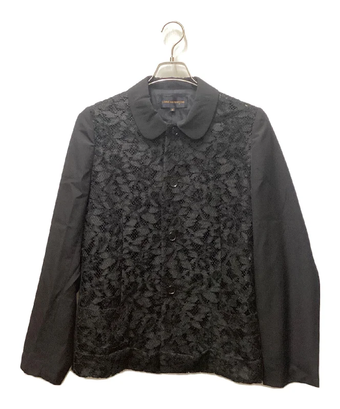 [Pre-owned] COMME des GARCONS Round Collar Lace Jacket GJ-11049M Knit Jacket Woven Jacket Fleece Jacket