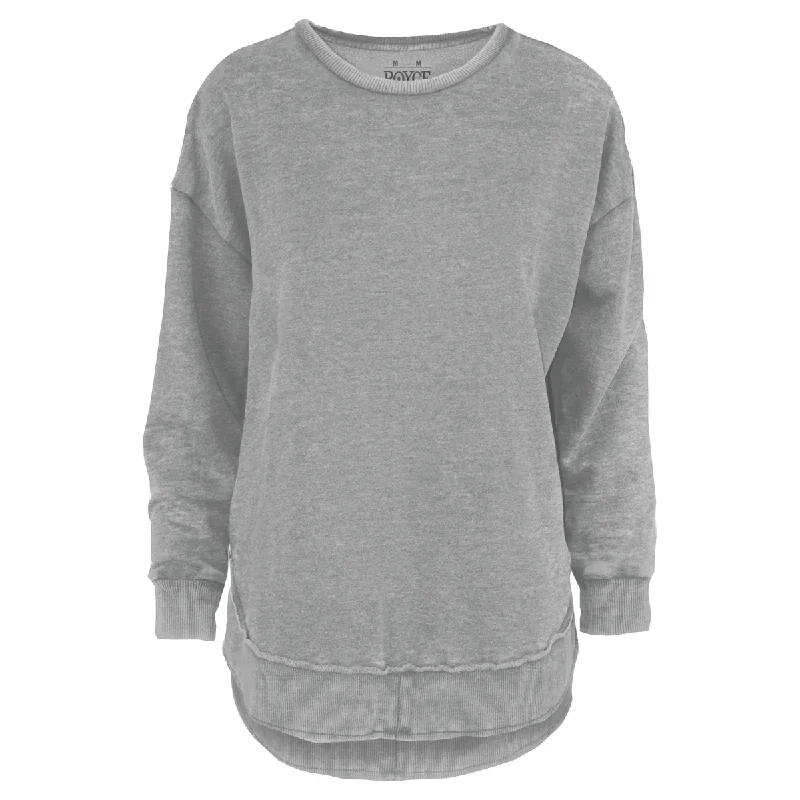 Royce Ladies Fleece Light Grey Poncho Pullover RDG65W10SLD-GRY Solo Sleeve Pullover