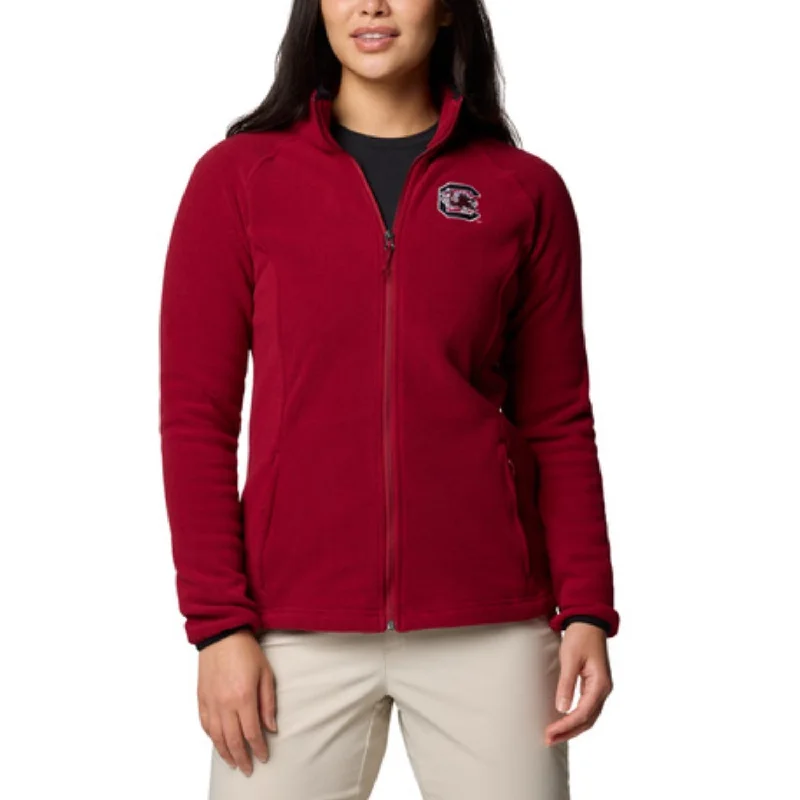 SOUTH CAROLINA GAMECOCKS GARNET FLEECE JACKET Herringbone Jacket Houndstooth Jacket Plaid Jacket