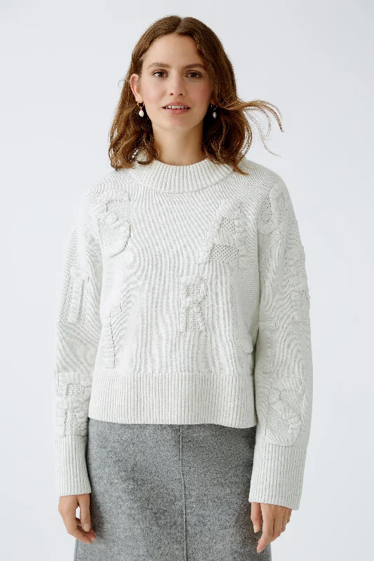 OUI CREAM JUMPER Soft Cozy Warm