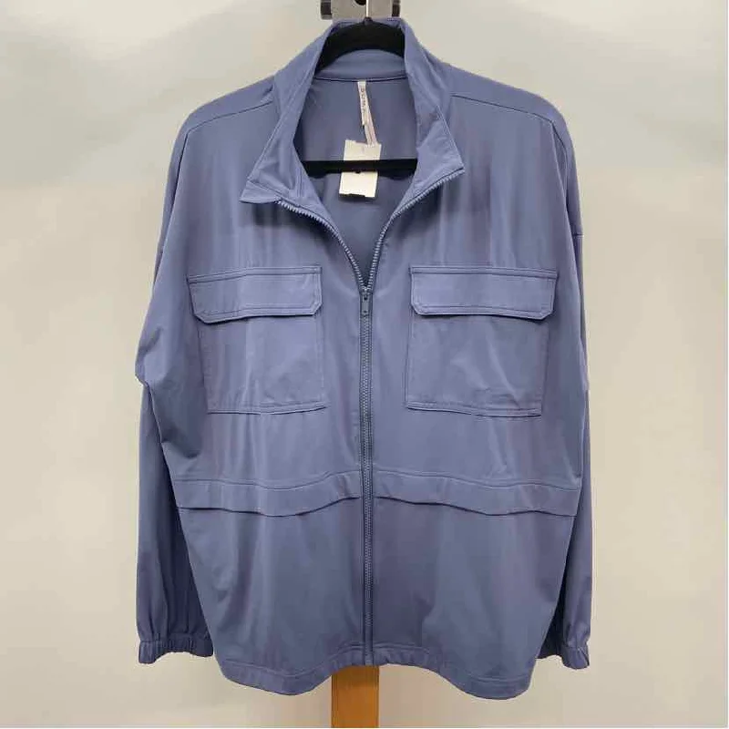 Soma Women's Size XL Blue Solid Jacket Embroidered Jacket Appliqued Jacket Beaded Jacket Soma Women's Size XL Blue Solid Jacket Embroidered Jacket Appliqued Jacket Beaded Jacket