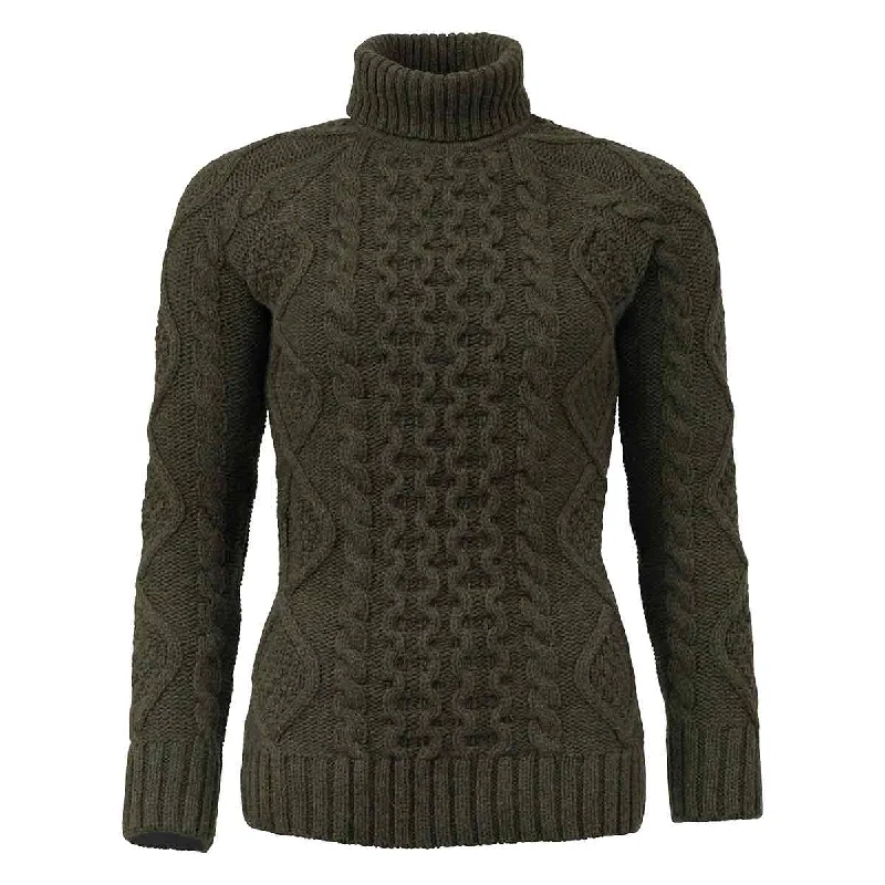 Laksen Knightsbridge Women's Rollneck Pullover Tapered Sleeve Pullover