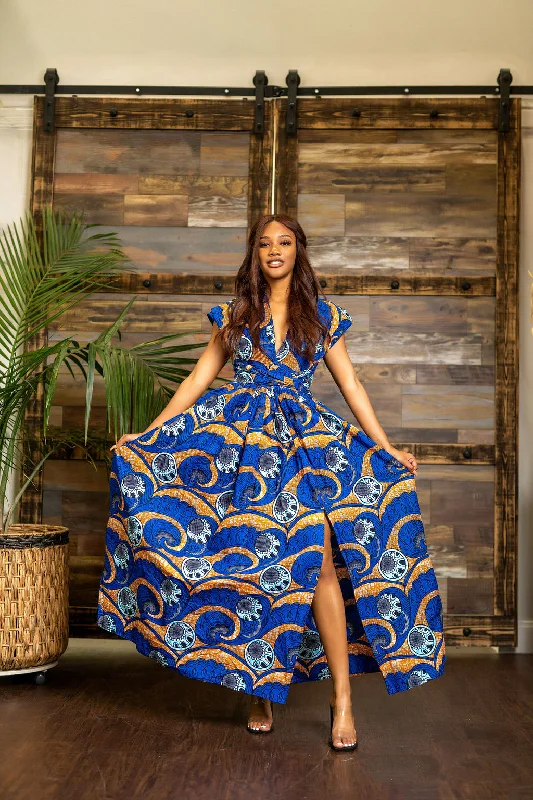Kelechi Blue infinity dress