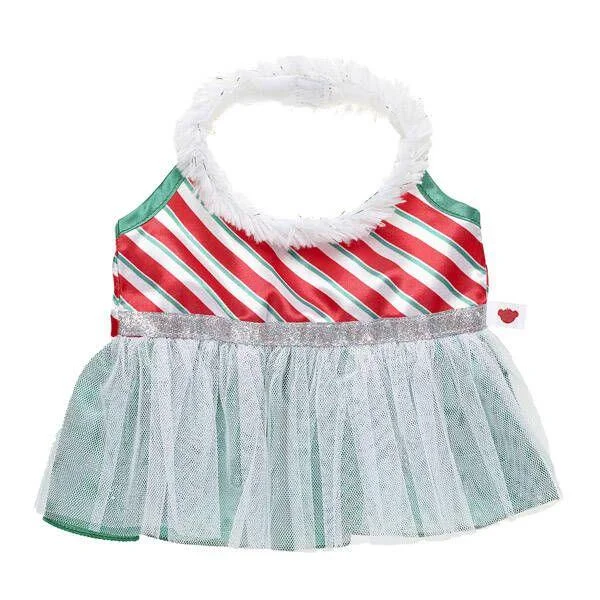 Faux Fur Holiday Dress