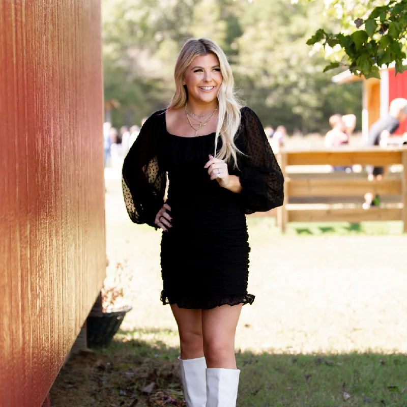 Magic at Midnight Black Dress