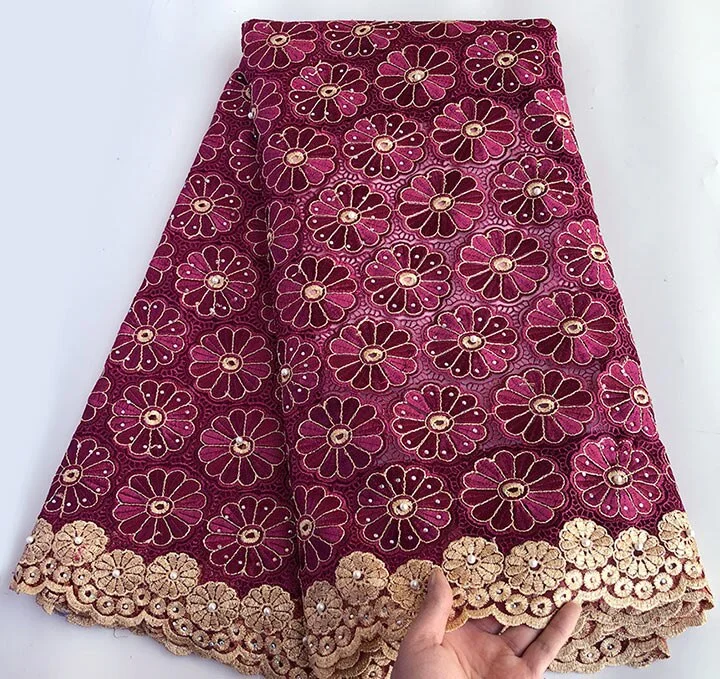 5 yards Orange Gold Beautiful African Tulle Lace French Fabric Nigerian Sewing Evening Dress Wear High Quality Skin Healthy