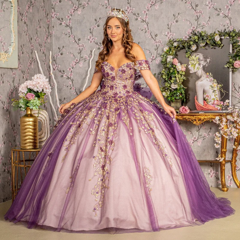 Long Ball Gown Quinceanera Dress