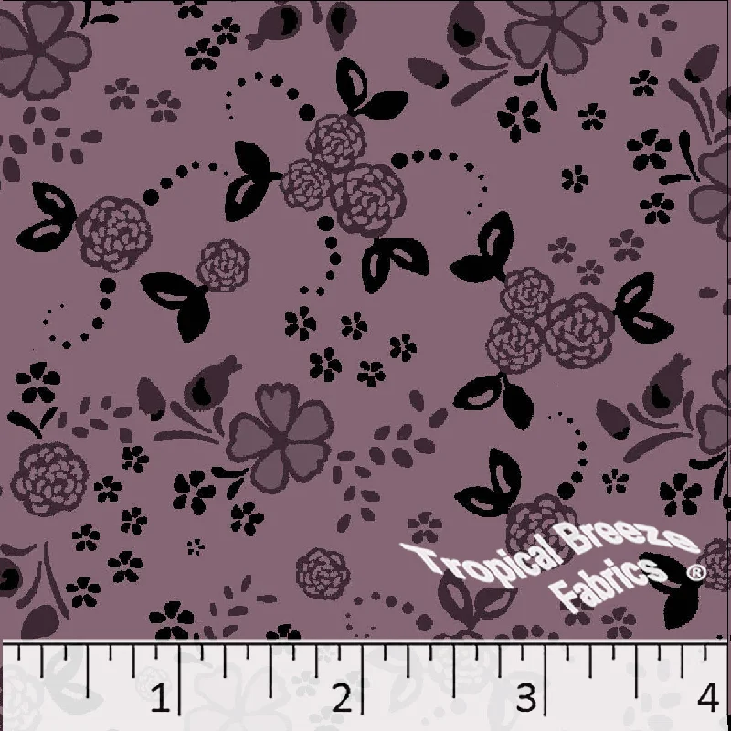 Poly Cotton Flower Garden Dress Fabric 5815
