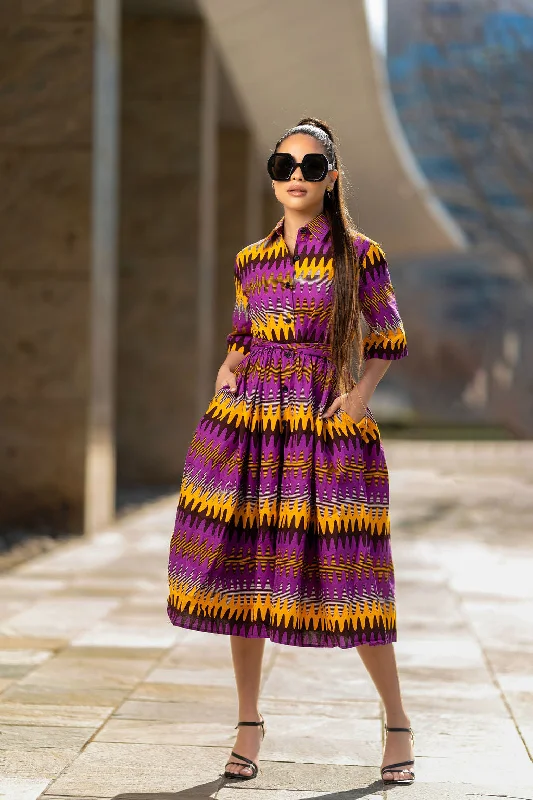 Malawi  Button Down dress