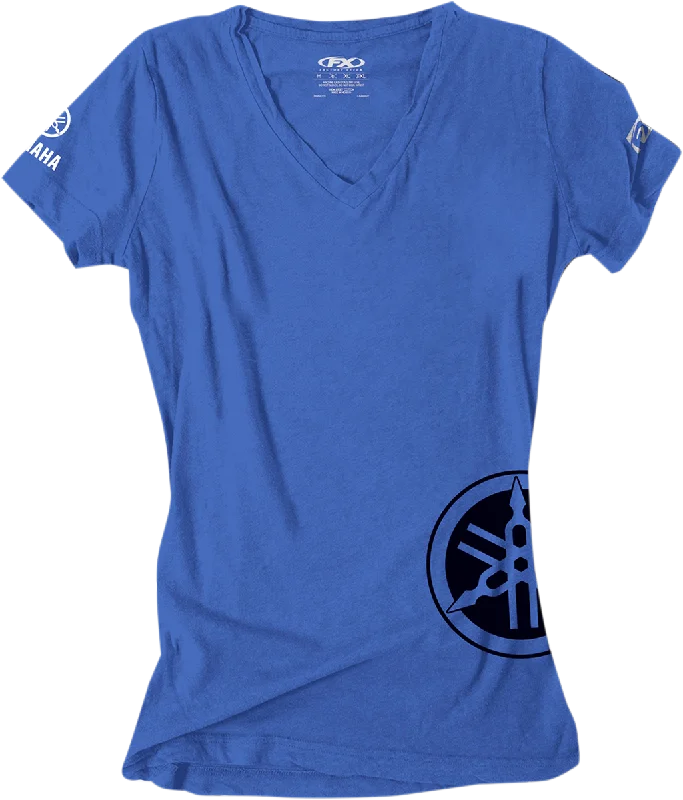 FACTORY EFFEX Women's Yamaha T-Shirt - Royal Blue - Small 17-87240 Anti-Shrink Durable Soft FACTORY EFFEX Women's Yamaha T-Shirt - Royal Blue - Small 17-87240 Anti-Shrink Durable Soft