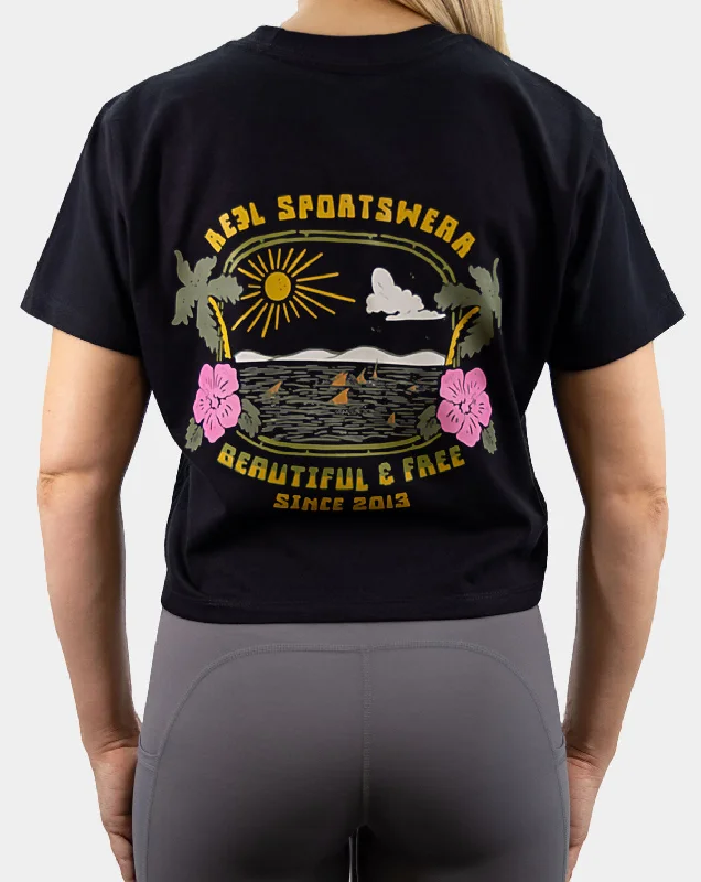 Beautiful & Free Tee Boxy Fit Fitted Loose