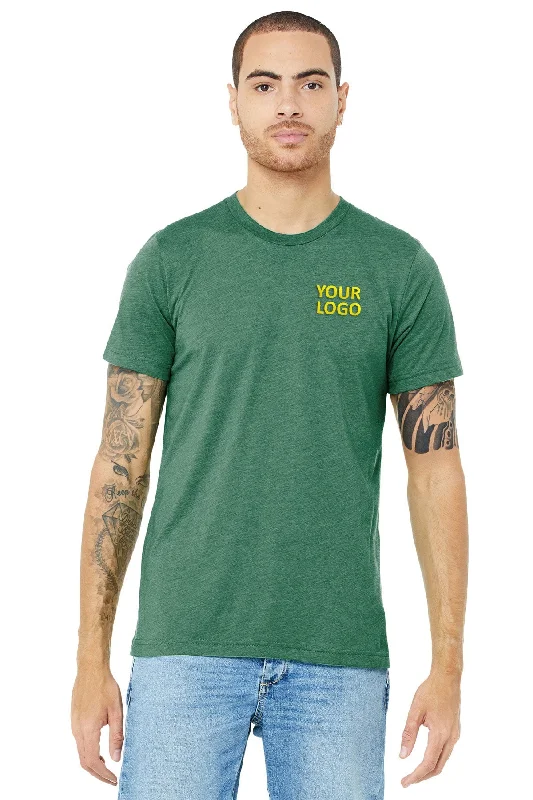 Bella Canvas Unisex Triblend T-Shirt, Grass Green Front Pockets Side Pockets Patch Pockets Bella Canvas Unisex Triblend T-Shirt, Grass Green Front Pockets Side Pockets Patch Pockets