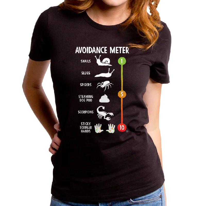 Avoidance Meter Women's T-Shirt Welt Pockets Slit Pockets Flap Pockets