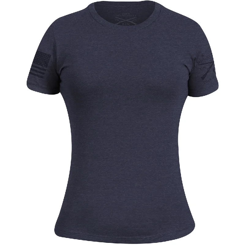 Grunt Style Women's Ghost Basic T-Shirt - Midnight Navy Cozy Warm Stylish