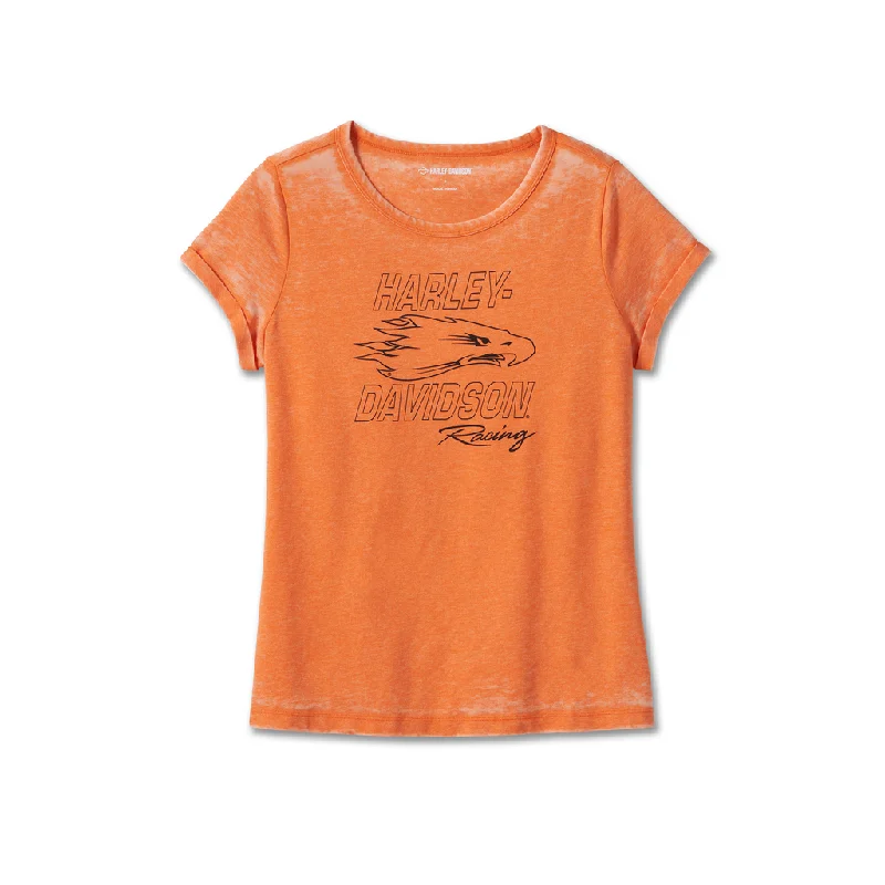 HARLEY-DAVIDSON® WOMEN'S SCREAMIN' EAGLE® BURNOUT TEE // 96129-24VW Spandex Blend Rayon Blend Denim Blend HARLEY-DAVIDSON® WOMEN'S SCREAMIN' EAGLE® BURNOUT TEE // 96129-24VW Spandex Blend Rayon Blend Denim Blend
