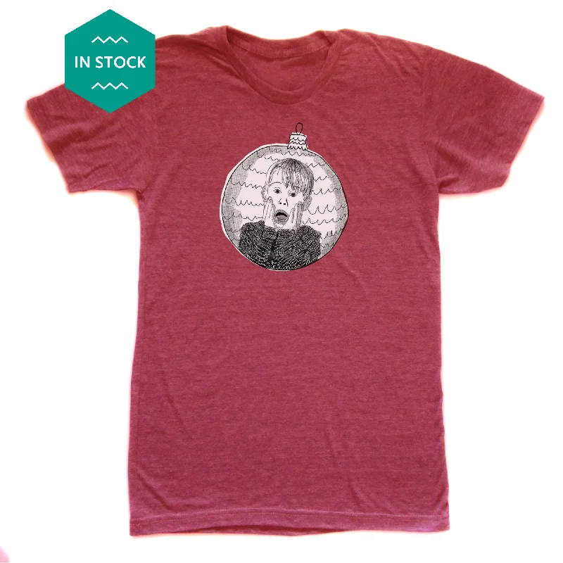 Home Alone : Unisex T-shirt Cashmere Blend Cotton Blend Poly Blend
