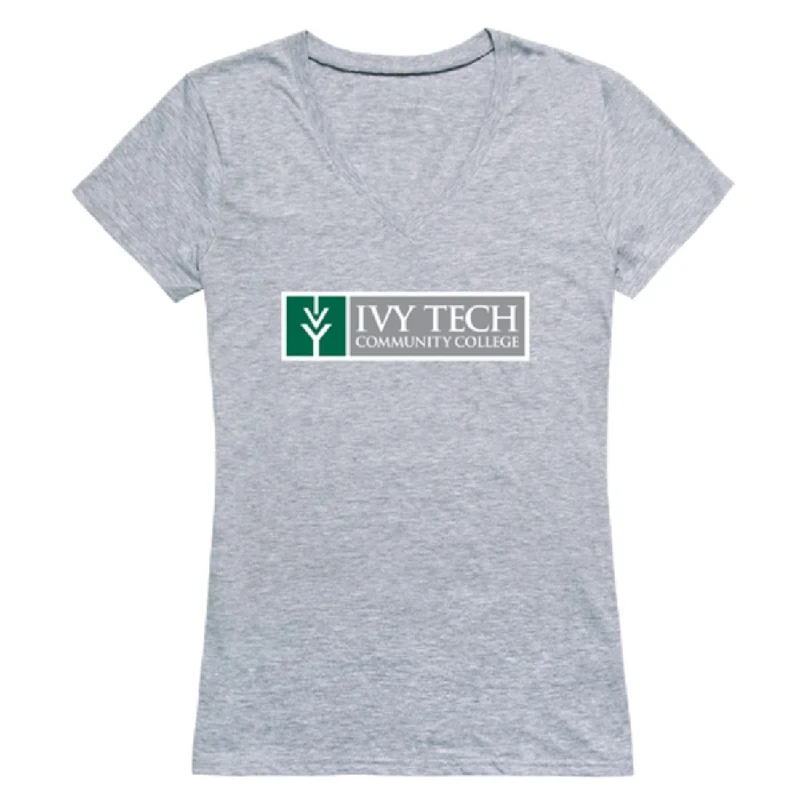 Ivy Tech Community College N/A Womens Seal T-Shirt Wool Fabric Cashmere Fabric Tweed Fabric