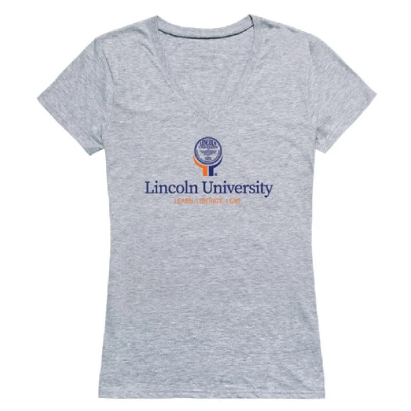 Lincoln University Lions Womens Seal T-Shirt Fashionable Trendy Casual