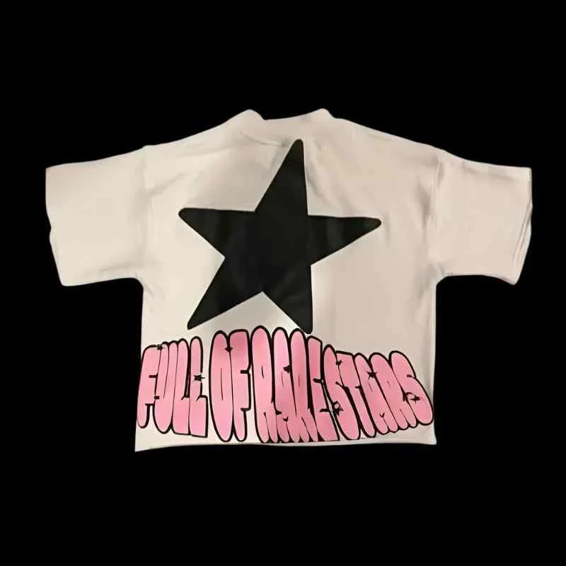 Full of Rare Stars Oversized Graphic T Shirts Silk Blend Satin Velvet