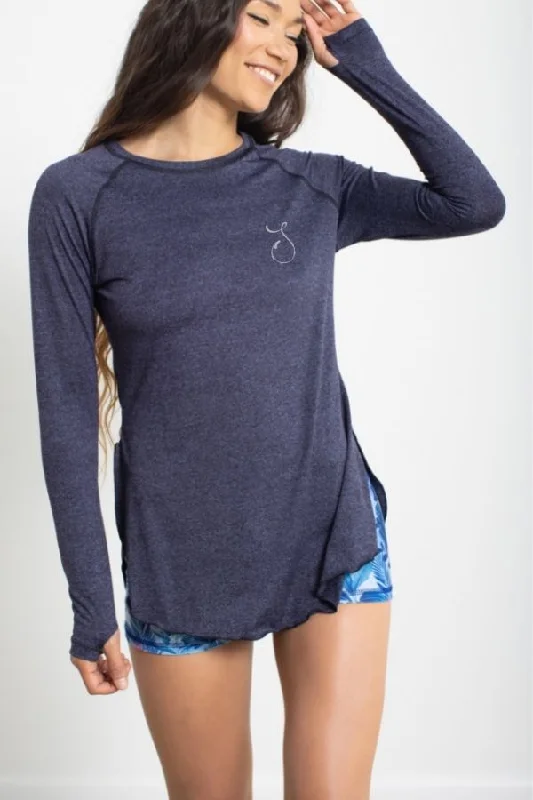 Reel Skipper Flowy Performance UV Shirt Ribbed T-Shirt High Neck Heavyweight