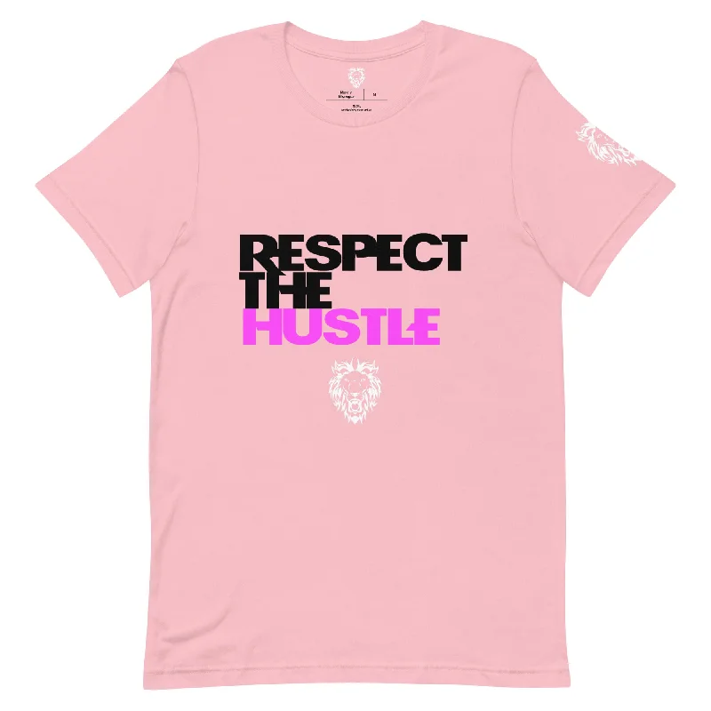 Respect the Hustle T-Shirt Terry Blend Velvet Blend Canvas Blend