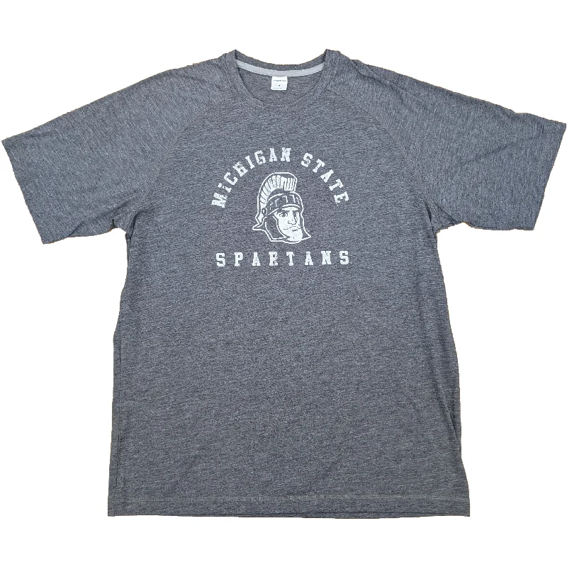Women's Sparty Sport Tek Sparty T-shirt - Gray Terry Blend Velvet Blend Canvas Blend Women's Sparty Sport Tek Sparty T-shirt - Gray Terry Blend Velvet Blend Canvas Blend