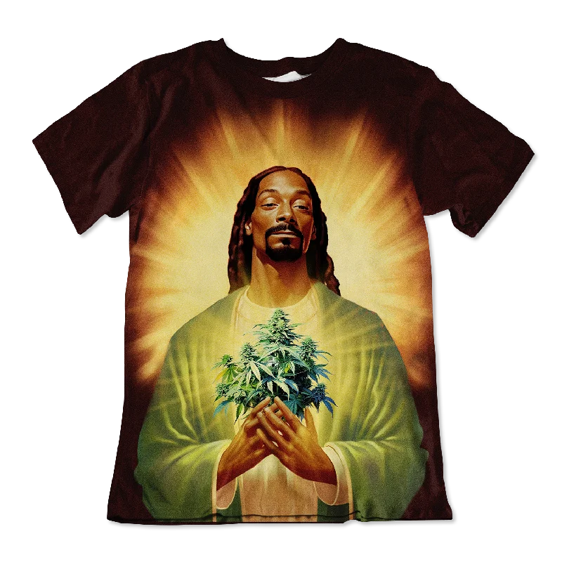 Snoop Jesus Unisex Tee Hooded Caped Shawl Collar