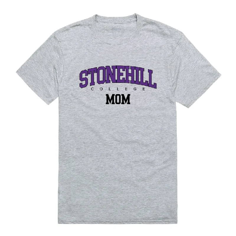 Stonehill College Skyhawks Mom T-Shirts Mesh Fabric Canvas Fabric Denim Fabric