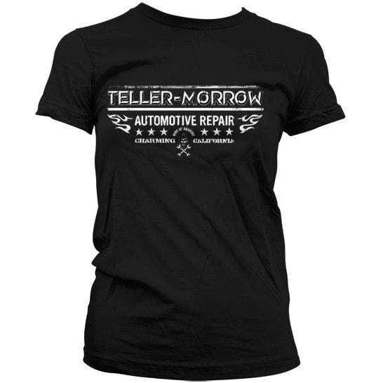 Teller Morrow Automotive Repair Shop T-Shirt for Women V-Neck T-Shirt Long Sleeve Cotton Teller Morrow Automotive Repair Shop T-Shirt for Women V-Neck T-Shirt Long Sleeve Cotton