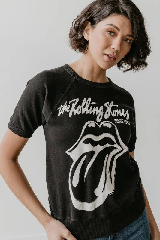 The Rolling Stones Raglan Tee Polka Dot Checkered Tartan