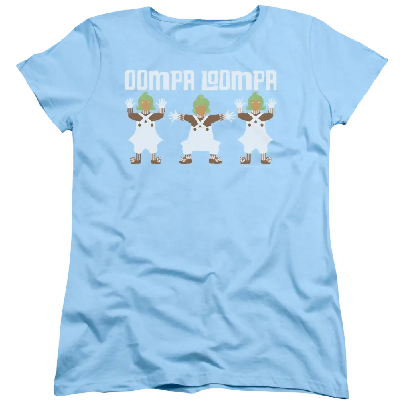 Willy Wonka & the Chocolate Factory Oompa Loompa Women's T-Shirt Real Fur Shearling Chenille Willy Wonka & the Chocolate Factory Oompa Loompa Women's T-Shirt Real Fur Shearling Chenille